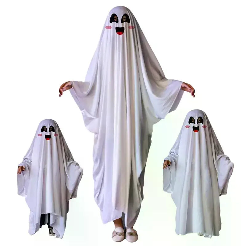 Halloween Costume Soft Breathable Fabric Easy Wear Cute Prints For Adults Kids Halloween Parties
