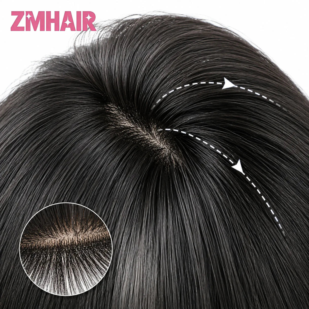 4# Brown Silk Base Hand Tied Wig with PU Edge European Hair Natural Scalp Look Light Thin Breathable Glueless Ready-to-Wear Wig