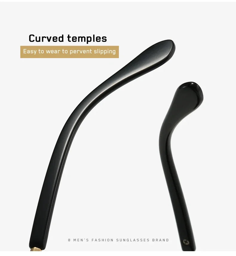 Rimless Y2K Style Sunglasses Rectangle Fashion Popular Women Men Shades Square Sun Glasses for Female Male Oculos Metal Frame