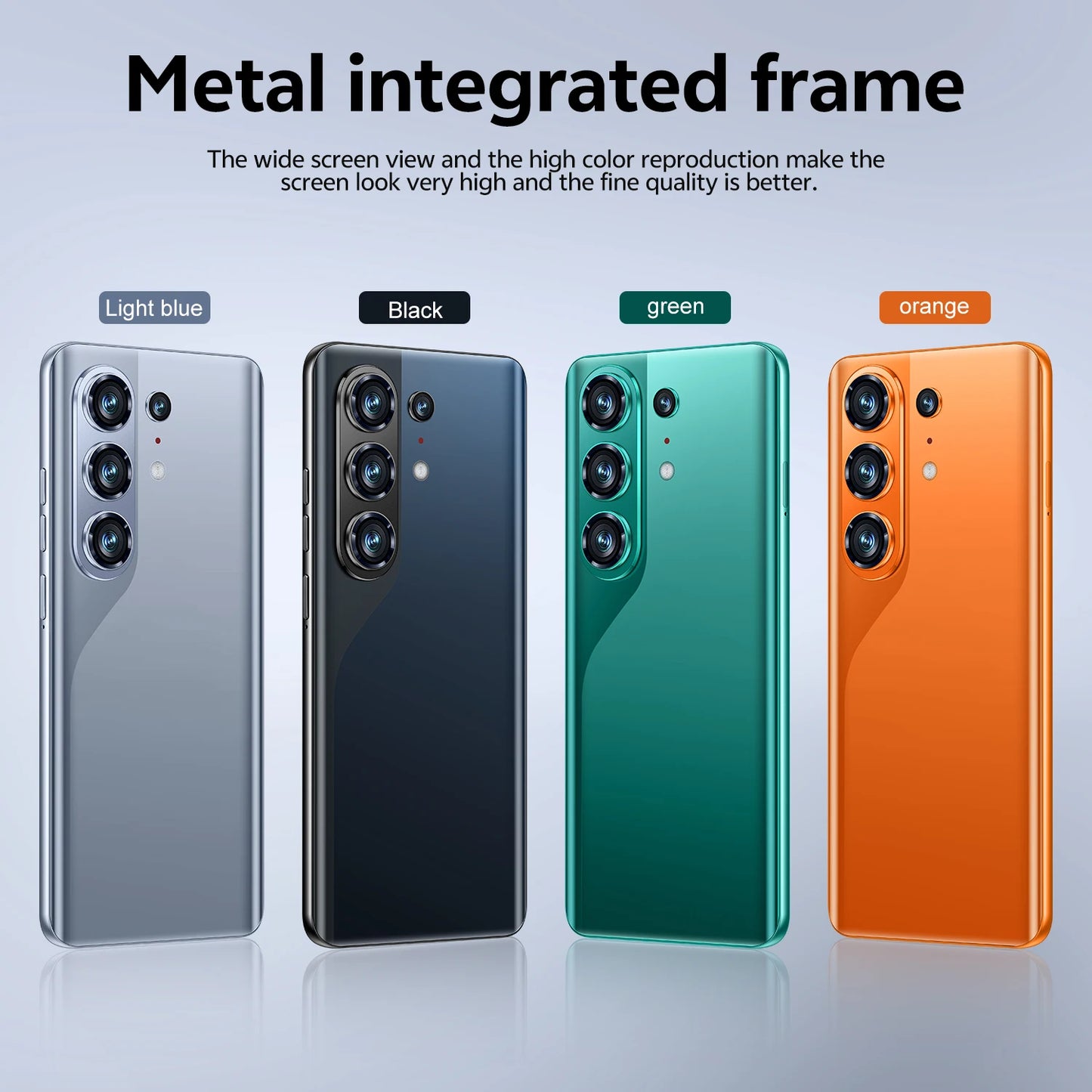 IVMI Global Camon50 Pro Smartphone Android10.0 3GB+16GB 6.85'' Dual SIM GPS Face Unlock 4G Network Curved Screen Mobile Phones