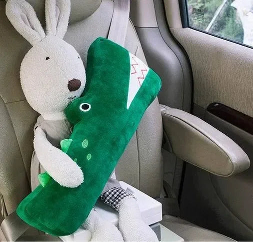 Cute Children Cartoon Car Seat Belt Pillow Neck Pillow Car Seat Belt Shoulder Pads Seatbelt Cover Kids Cartoon Neck Protector
