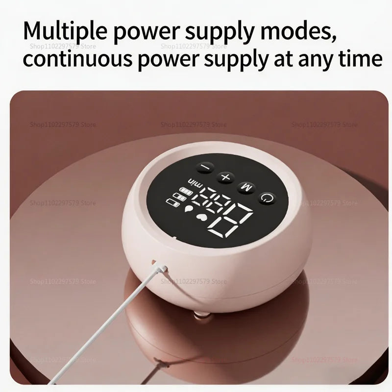 Portable USB Double Electric Breast Pump BPA Free 3 Modes 9 Suction Levels LED Display for Nursing Moms Easy Baby Feeding Gifts
