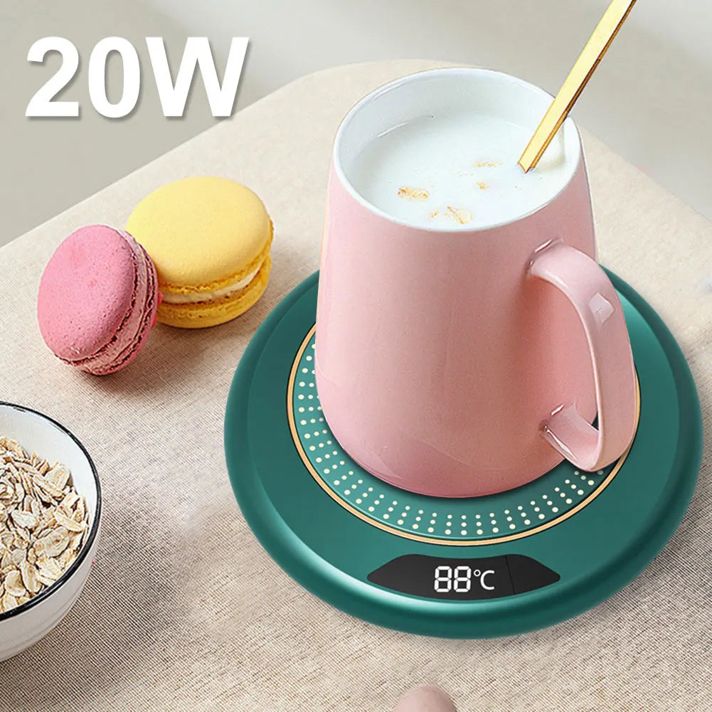 USB Coffee Mug Warmer 3 Temperature Setting Electric Beverage Warmer Coffee Warmer Plate for Hot Coffee Tea and Milk