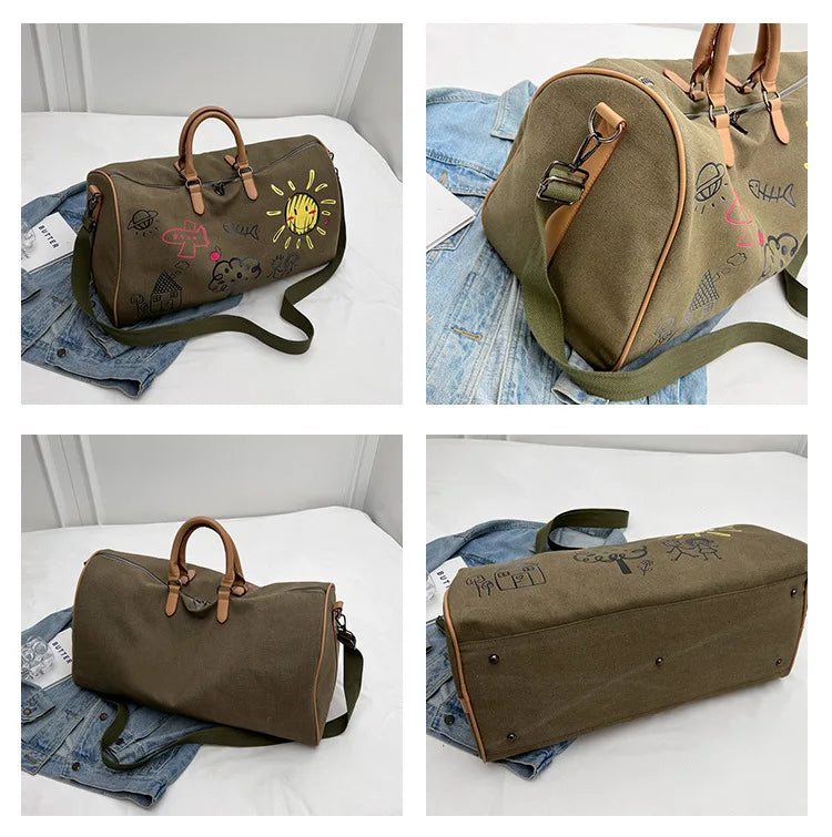 Large Capacity Travel Bag Fitness Handbag Crossbody Bag for Women Duffle Bag Carry on Luggage Bolso Marca Lujo Сумка Женская Sac