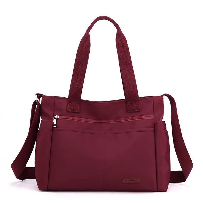 Women Bag Crossbody Nylon Large Capacity Shoulder Bag Lightweight Handbag Maternity Diaper Baby Bag For Mom Travel Dropshipping