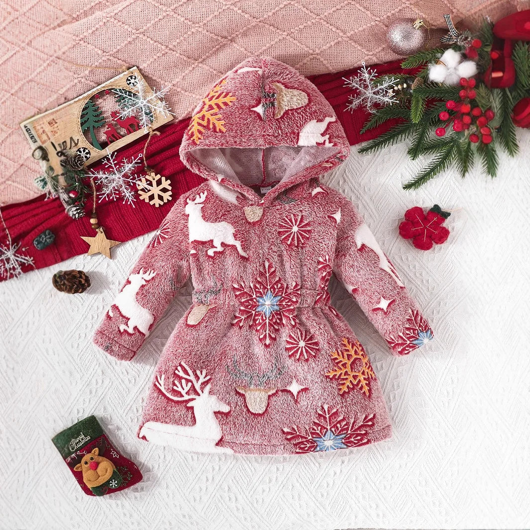 Baby Dress For New Year Green Tree Print Xmas Christmas Dress For Newborns Toddler My First New Year Girls Costumes