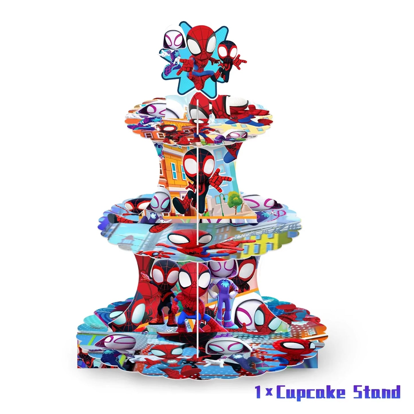 SpiderMan Birthday Party Decoration Party Supplies Set Tableware Tablecloth Cup Plate Balloon Cake Topper Party Supplies Gifts