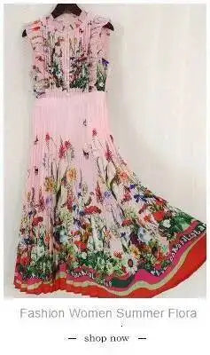JAMERARY Summer Runway Blue White Porcelain Print Midi Dress Women's Straps Flare Sleeve Elastic Waist Cotton Floral Vestidos