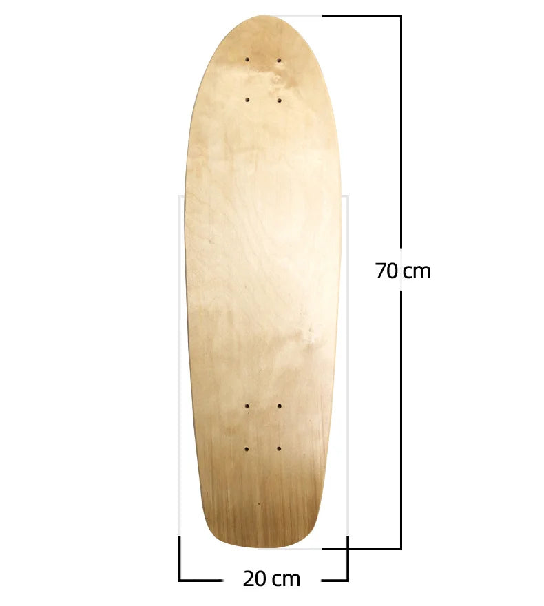 28/30/31/33/36 Inch Skate Board Smooth Maple DIY Skateboard Longboard Blank Land Surfboard Deck Short Board For Outdoor Sports