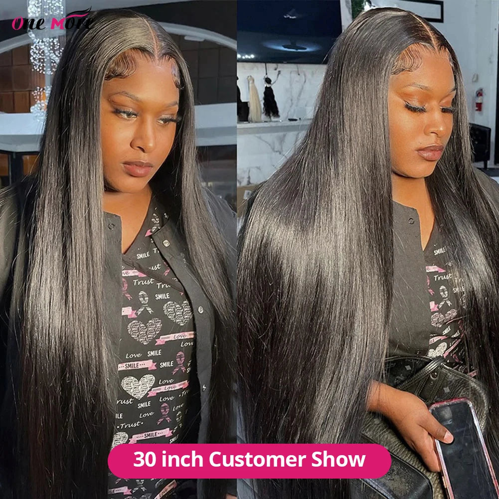 30 Inch Full Lace Human Hair Wig Long Straight Lace Front Wigs 13x6 13x4 Lace Frontal Pre Plucked for Women Hair Extensions