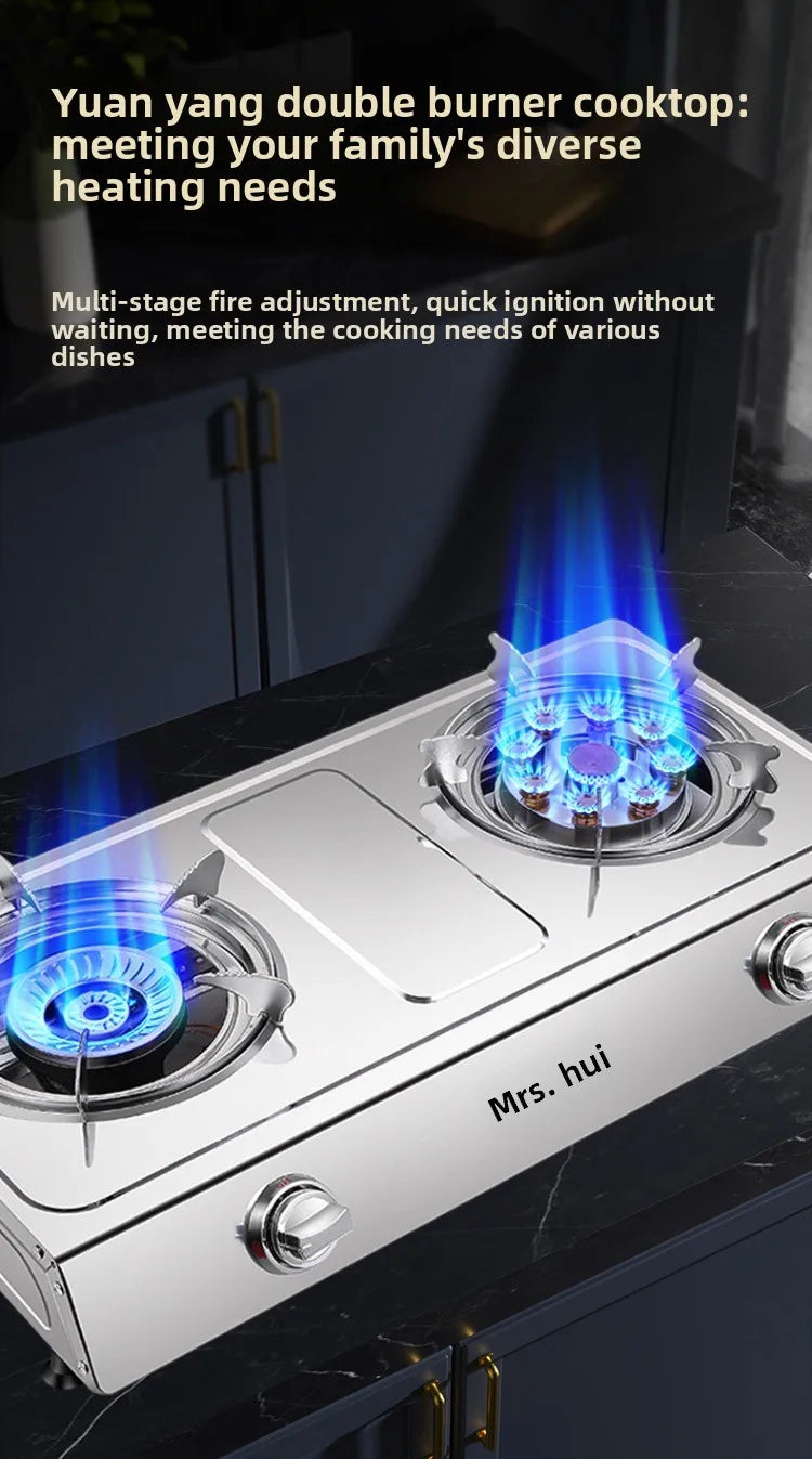 High Pressure Gas Stove for Home Use LPG Natural Gas Stove Commercial Strong Flame Cooker