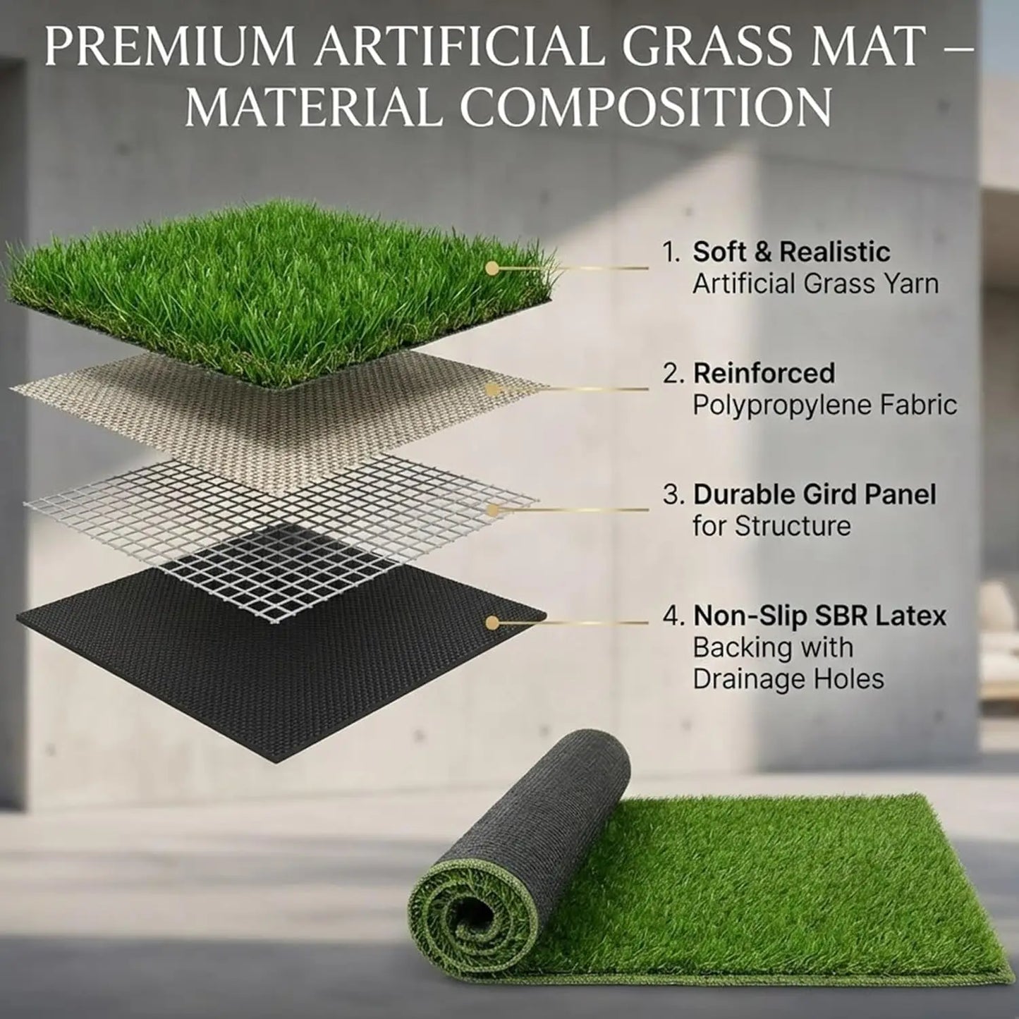 Simulation Lawn Dog Toilet Training Mat Washable Pet Urine Mat Dog Toilet Replacement Pad Eco-Friendly Non-Slip Pet  Accessory