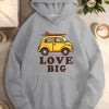 car LOVE BUG  women's casual hoodies