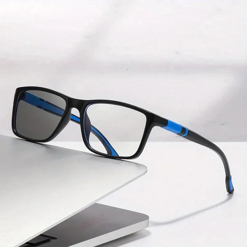 +0.5 +0.75 Photochromic Ultra Light Anti Blue Light Reading Glasses Intensity Suitable for Sports and Outdoor Activities