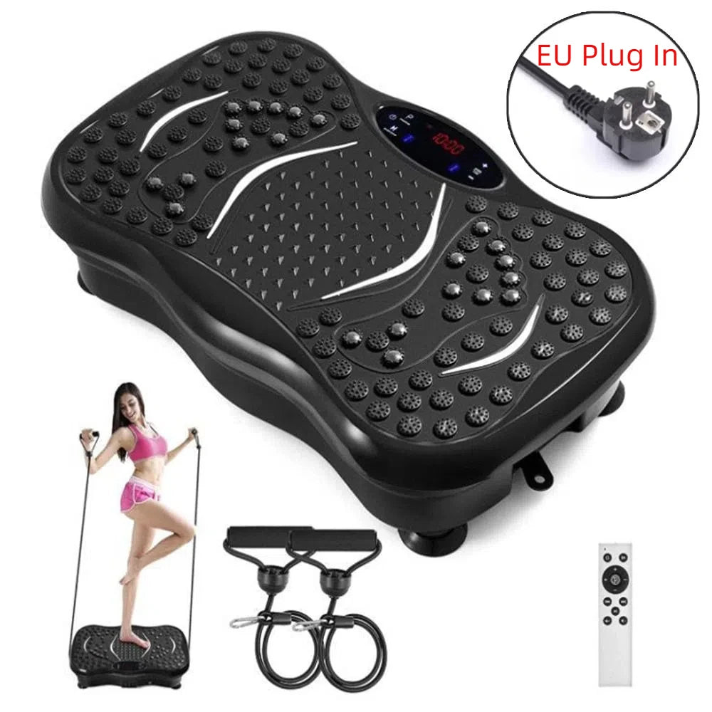 4D Vibration Fat Shaking Machine Music Multifunctional Vibration Platform Plate Anti-slip Foot Shake Whole Body Massager Machine