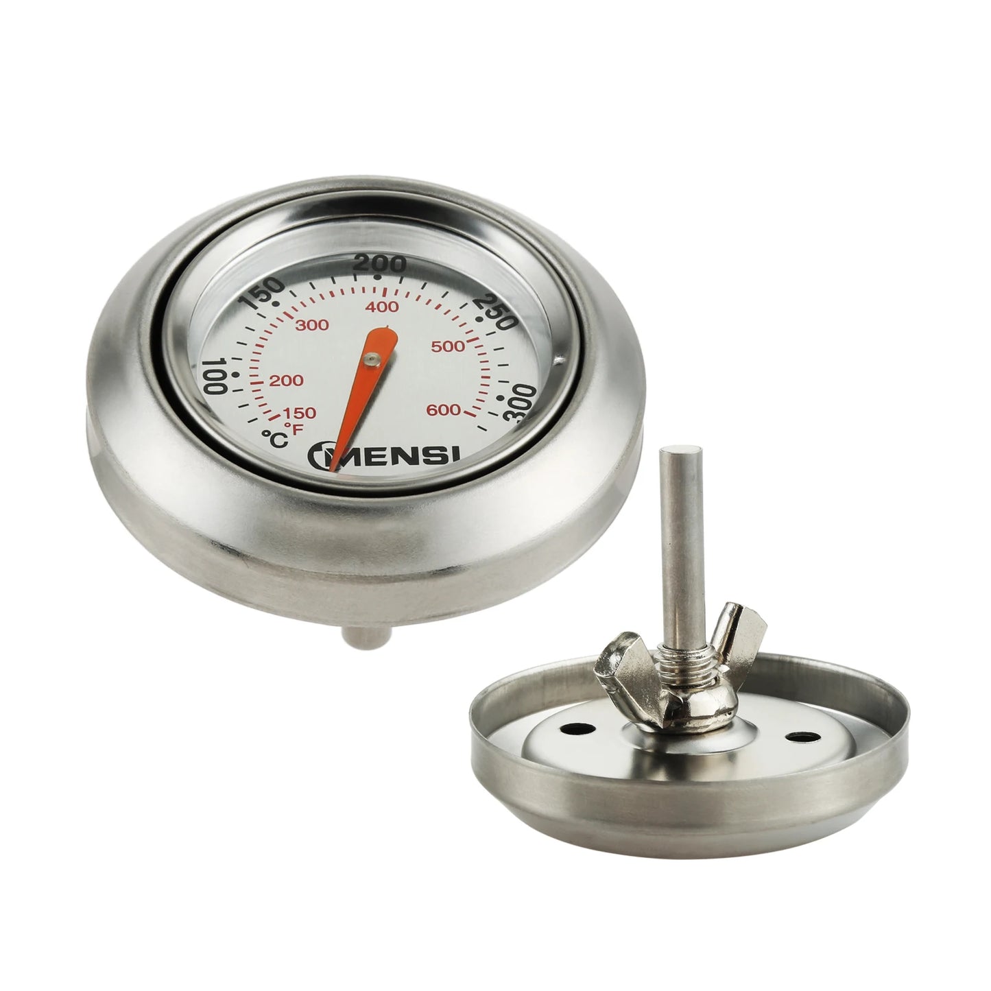 BBQ Barbecue Replacement Parts for Charcoal Grill Pit Wood Smoker Temperature Gauge Thermometer for Weber Traveller Grills
