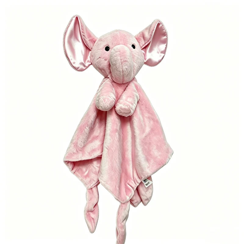 Baby Security Blanket Soft Plush Stuffed Animal Toys Infant Bibs Nursery Newborn Sleeping Dolls Cartoon Soother Appease Towel