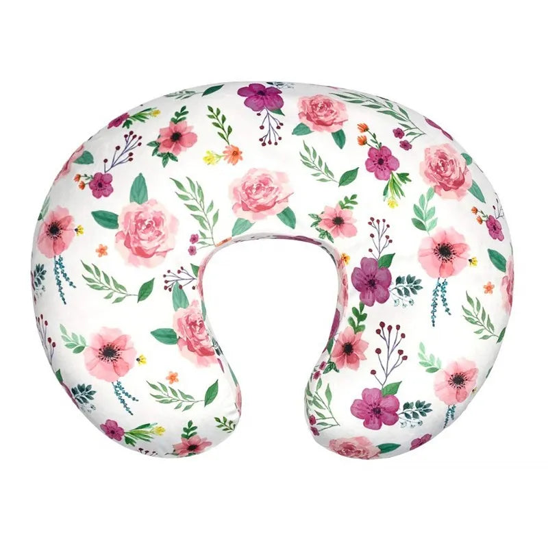 1pc Baby Feeding Pillowcase Elastic U Shaped Breastfeeding Pillowcase Detachable Pillowcase Nursing Pregnant Woman Pillow
