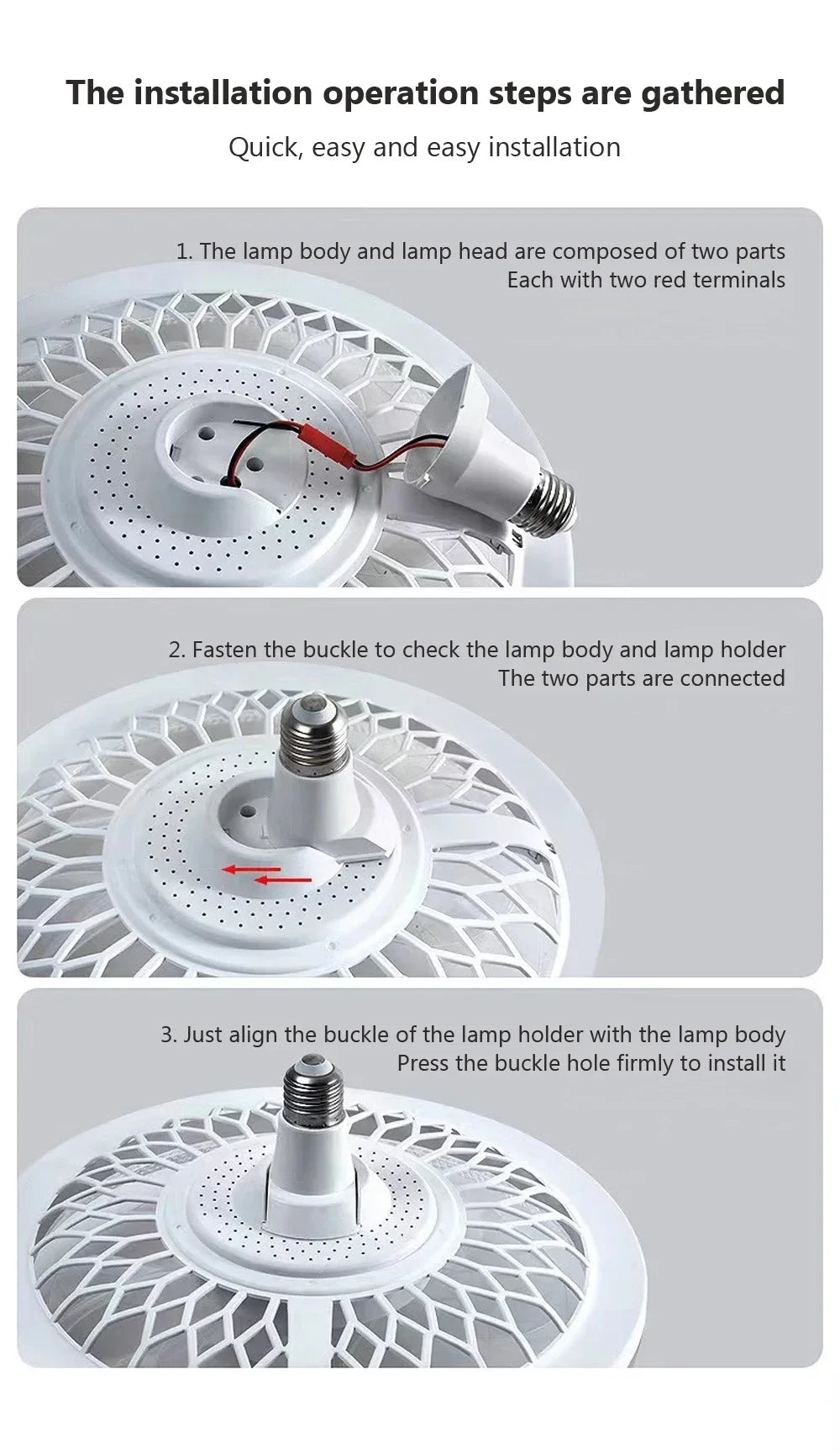 Modern Ceiling Fan With LED Light And Remote Control E27 Fan Lamp 4 Speed 360° Circulating Air For Kitchen Room Home Lighting