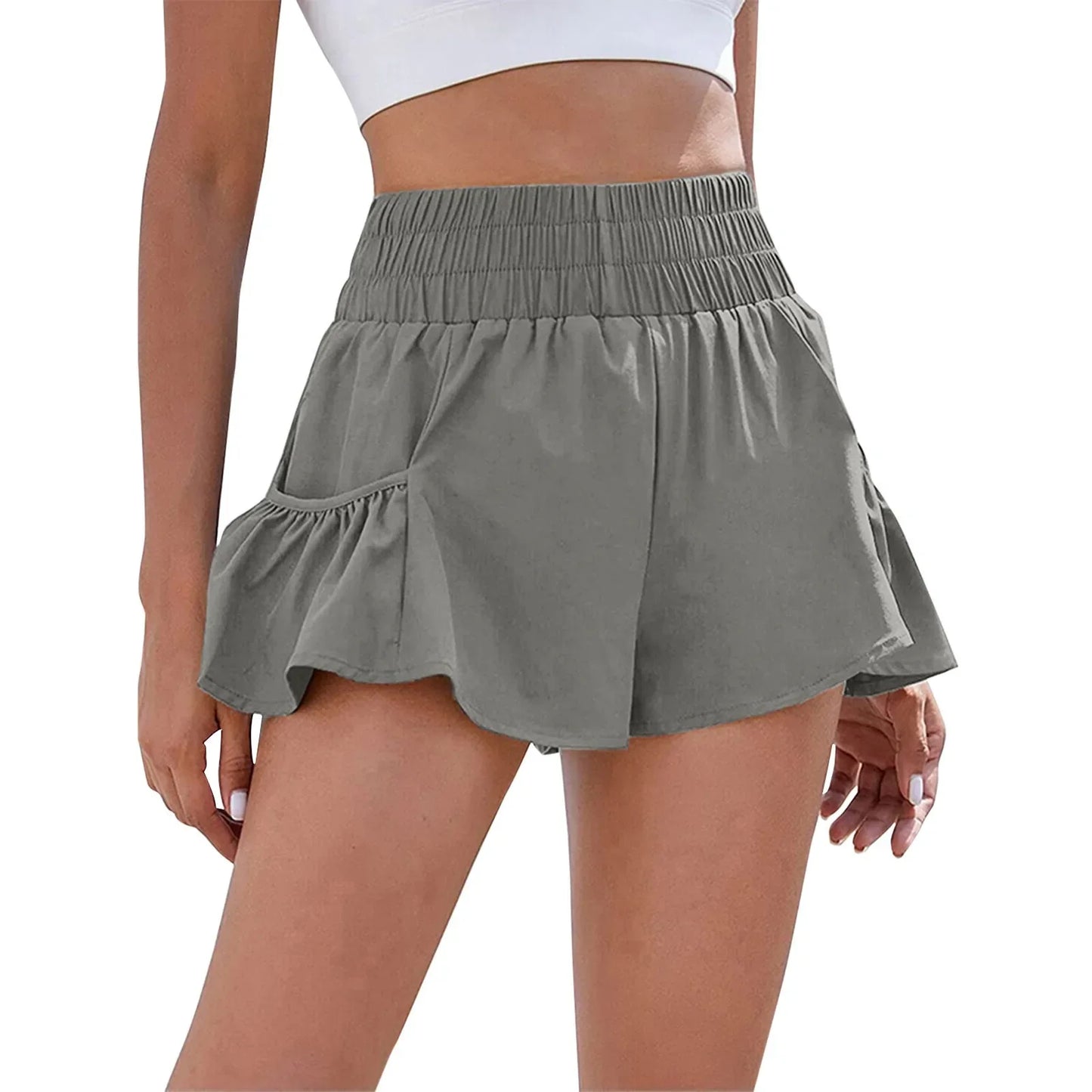 Women's High Waist Shorts Sports Running Shorts Workout Gym Quick Dry Pants Yoga Pants Tennis Pants Summer Shorts Women's Shorts