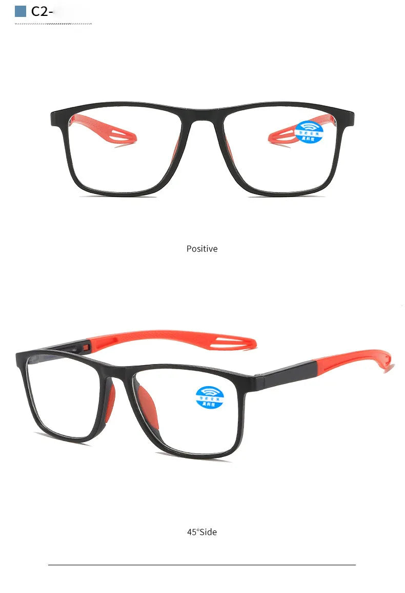 BOYSEEN Sports smart zoom reading glasses with adjustable ultra light technology for reading reading presbyopia glasses
