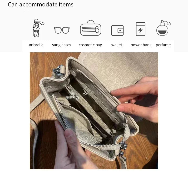 women's mini handbag Ladies' luxury crossbody bag fashionable crocodile pattern design women's genuine leather crossbody bag