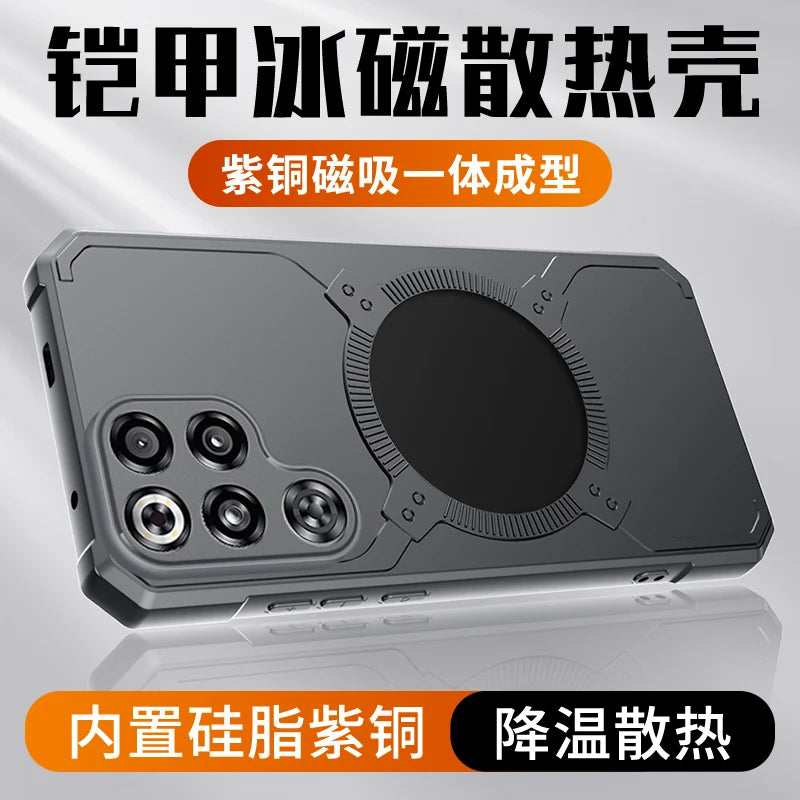 Armor Protective Heat Dissipation Phone Case For Redmagic 11 10 Air 10s 9s 9 11 11s Pro+ Pro Plus Case Shockproof Magnetic Cover