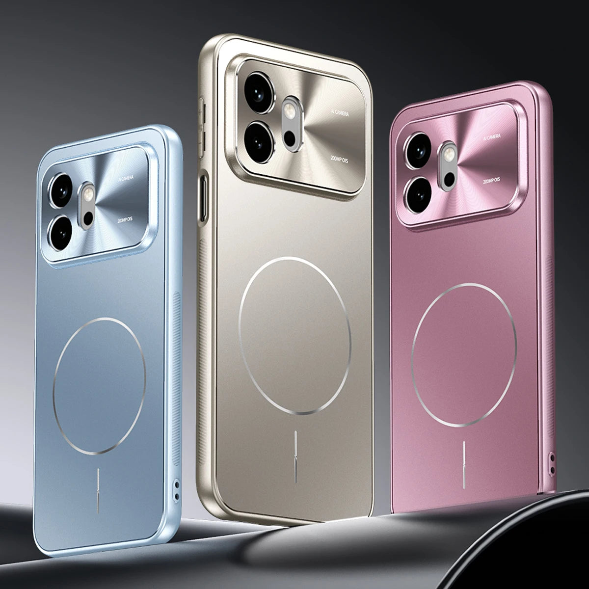 Shockproof Matte Wireless Charging Magnetic Phone Case For Honor 600 Honor600 Pro, Slim Hard Precise Camera Protective Cover
