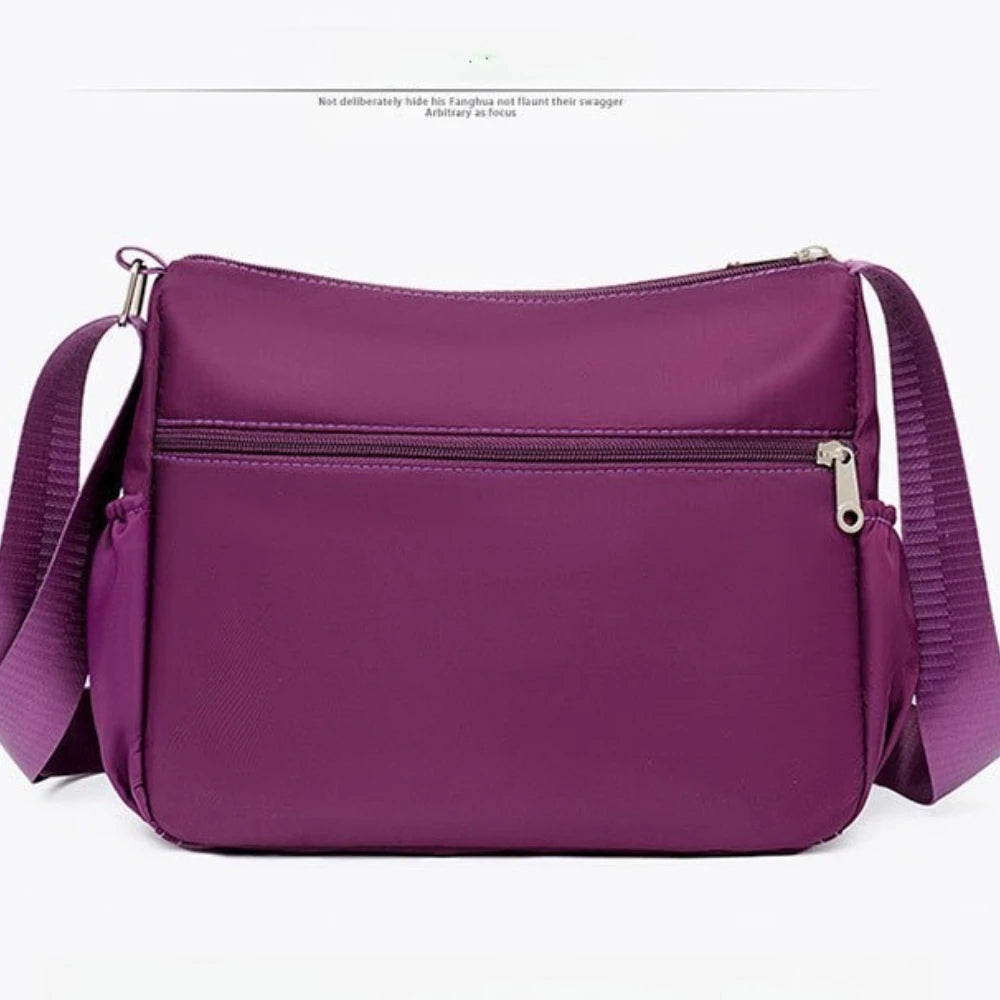 2025 Bag Women's Large Capacity Shoulder Bag Waterproof and Wear Resistant Multi Pocket Commuter Leisure Outdoor Crossbody Bag