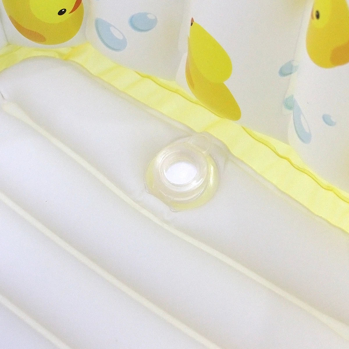 Inflatable Bathtub Pool for Sitting up, Blow up Portable Non-slip Baby Toddler Bathtub for Kids 0-6 Month, Yellow