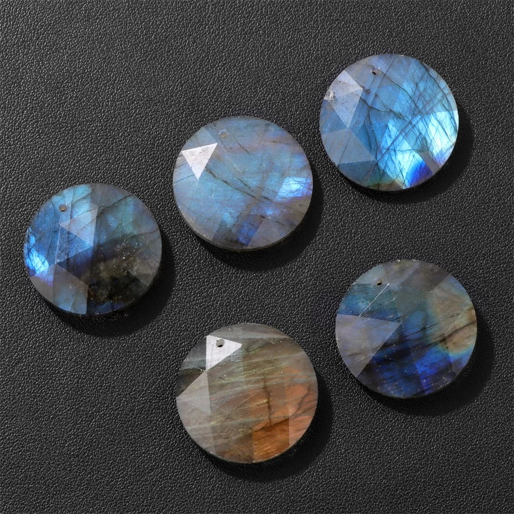 High Quality Natural Stone Labradorite Beads Charms Shiny Healing Gem Stone For Jewelry Making Necklace Earrings Accessries