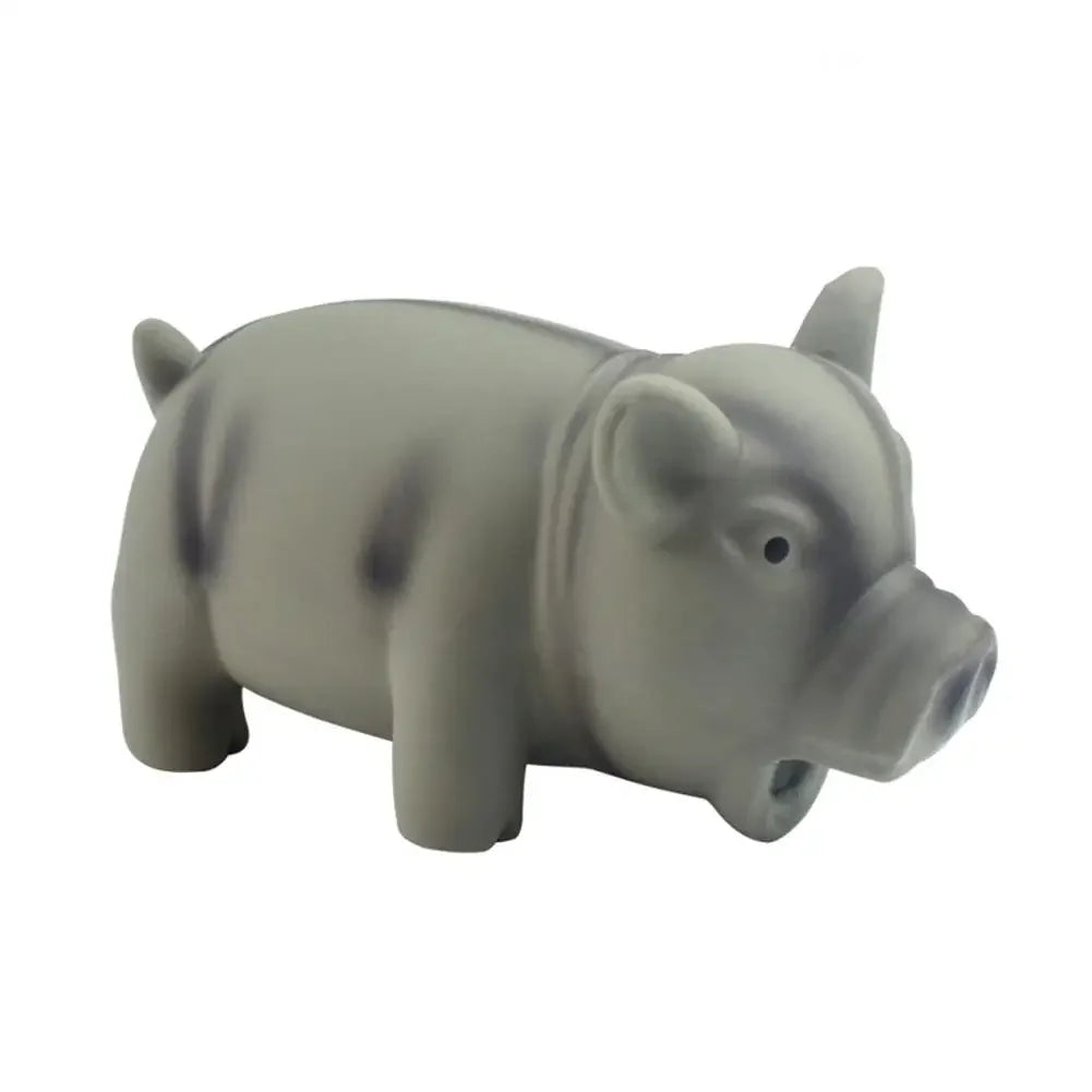 Pet Tooth Cleaning Products Latex Piggy Dog Toys Whistle Grunt Bite Resistance Chewing Squeak Interactive Toy Dog Accessories
