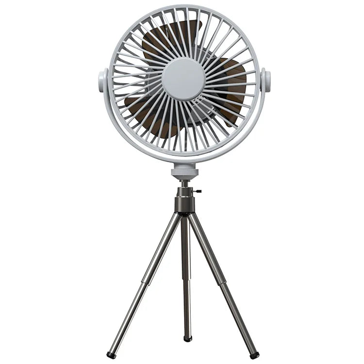 Remote Control Floor Table Air Cooler Mini Portable Wireless Ceiling Fan 360° Rotation 3-speed Wind For Camping Home Night Light