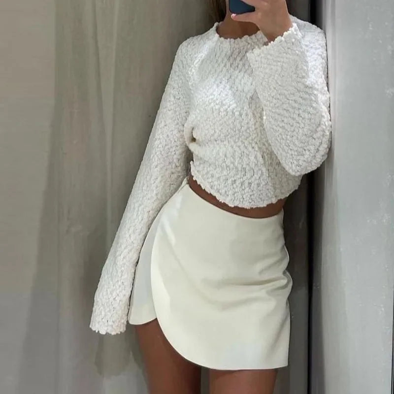 Women's Skort High Waist Brown Skirt Pants Stylish Summer Pink Black Mini Skirt Shorts Asymmetric Casual Off White Skort