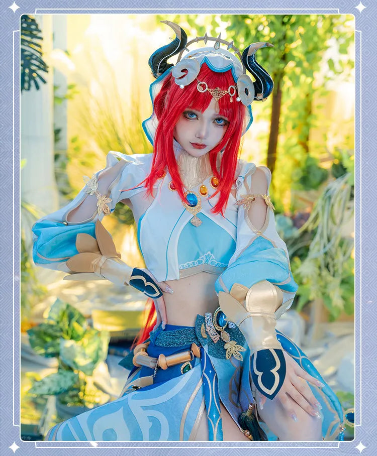 Halloween Carnival Party Dress Role Playing Outfits Nilou Cosplay Costume Headwear Accessories Nilou Cosplay Women 2026