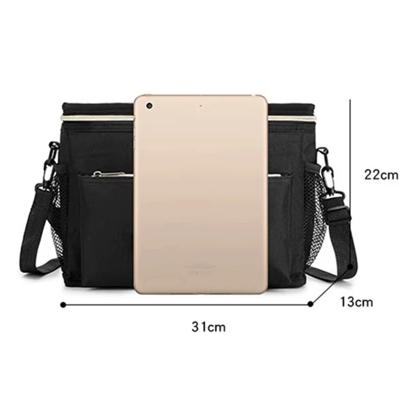 Stroller Organizer Bags Mummy Large Capacity Travel Hanging Bag Bottle Holder Pram Diaper Bags Baby Stroller Accessories