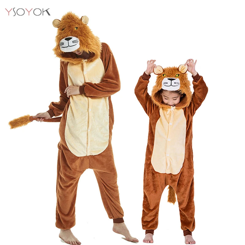 Adult Kids Wolf  Costume Animal Halloween Christmas Party Cosplay Costumes Onesie Child Role Play Jumpsuit Kigurumi Bodysuit