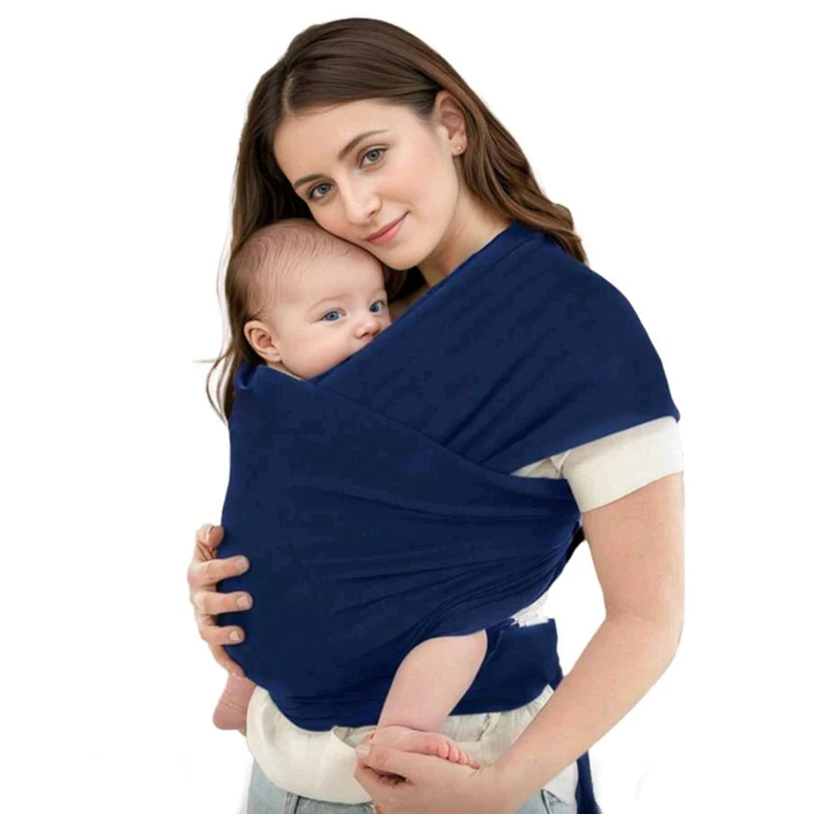 Baby carrier front-carrying multi-functional sleeping, breastfeeding, outing device to free hands knitted fabric
