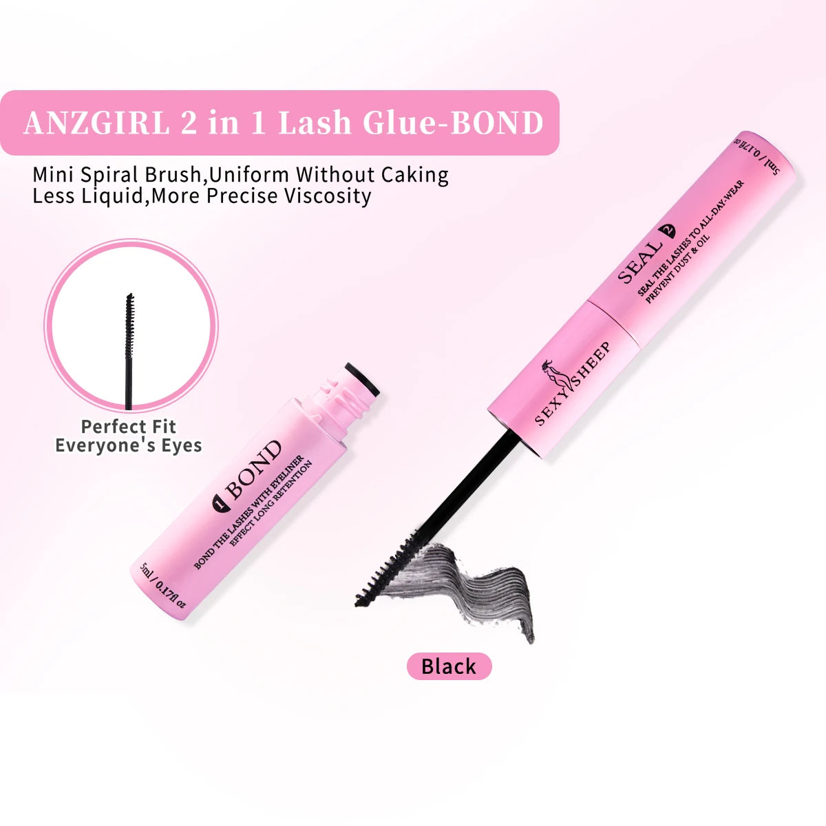 Lashes Clusters Kit Natural Look with Bottom Eyelash Wispy Individual Lash Mix Length with Bond&Seal Makeup Tools