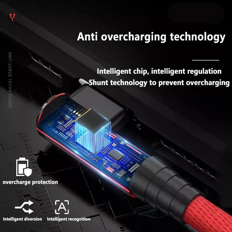 90 Degree USB Cable For iPhone 14 13 12 11 Pro Max X XR 6s 7 8 Plus Mobile Phone Fast Charging Cord Data Charger Wire