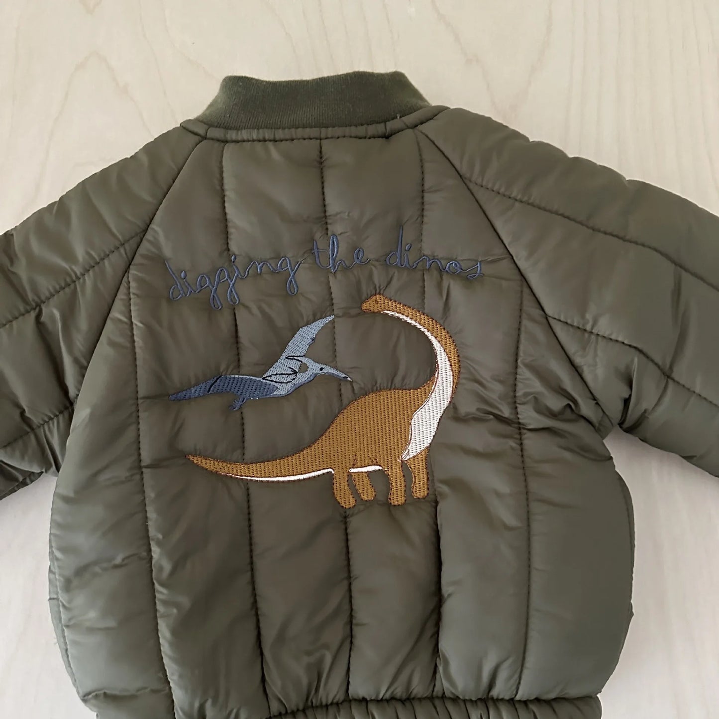 2025 Winter New Baby Fleece Warm Coat Cartoon Embroidery Boys Girls Cotton Padded Jacket Plus Velvet Thick Kids Quilted Jacket