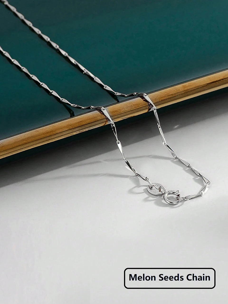 GRA 40cm 45cm Minimalist Female Necklace for Women on Neck Real 925 Sterling Silver Chain Necklaces Girls Fashion Fine Jewelry