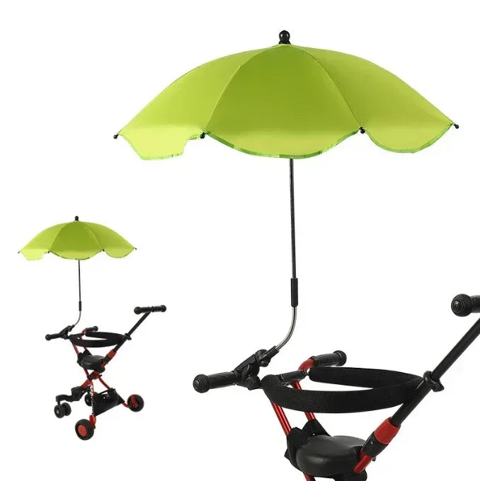 UV Protection Baby Stroller Umbrella With Clamp Universal Sunscree Rainproof Stroller Covers Umbrella Baby Stroller Accessories