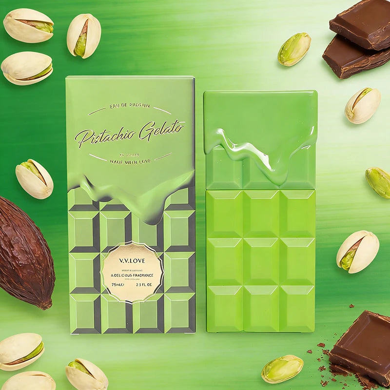 75ml High-end Chocolate Perfume Lasting Rich Vanilla Chocolate Caramel Nutty Gourmet Fragrance Sweet Girlish Eau De Toilette New