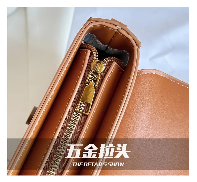 2026 Elegant Fashion Luxury Light Luxury Women's Shoulder Crossbody Bag, Designer Original Leather Tote Bag