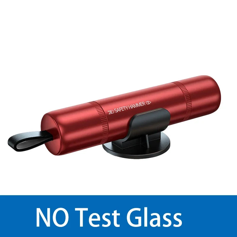 2 In 1 Car Safety Hammer Emergency Glass Breaker Cut The Seat Belt  High Hardness Tungsten Steel Rescue Tool Auto Accessories