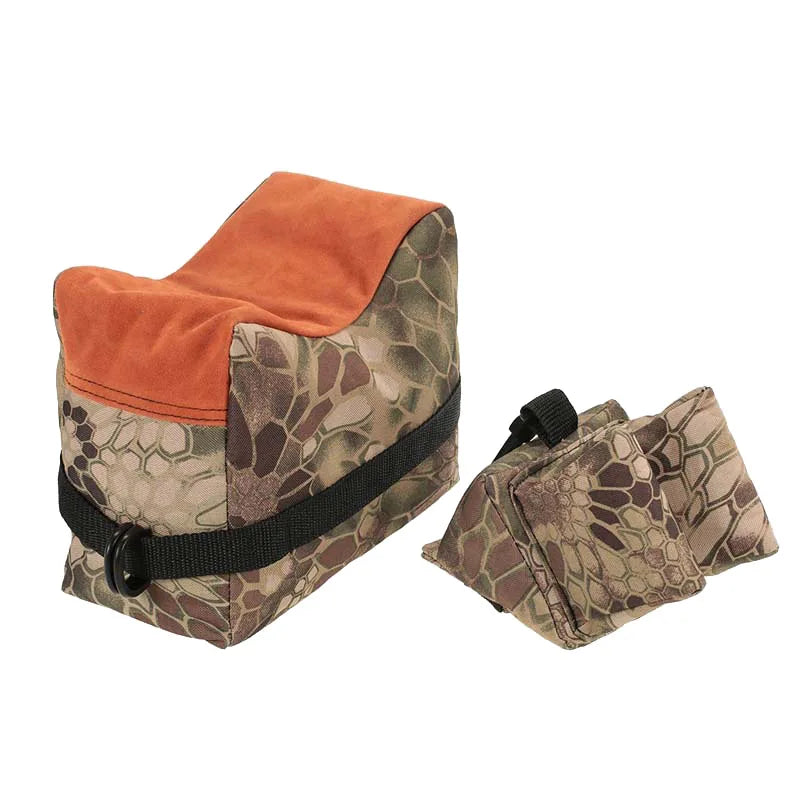 Tactical Gun Rest Bag Support Stand Outdoor Shooting Sandbag Unfilled Front Rear Gun Bag Airsoft Hunting Accessories