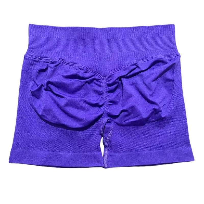 HISTELLO Sports Shorts 4.5‘’ High Waist Women Yoga Workout Shorts Seamless Leggings Stretch Fitness Sweatpants Gym Short