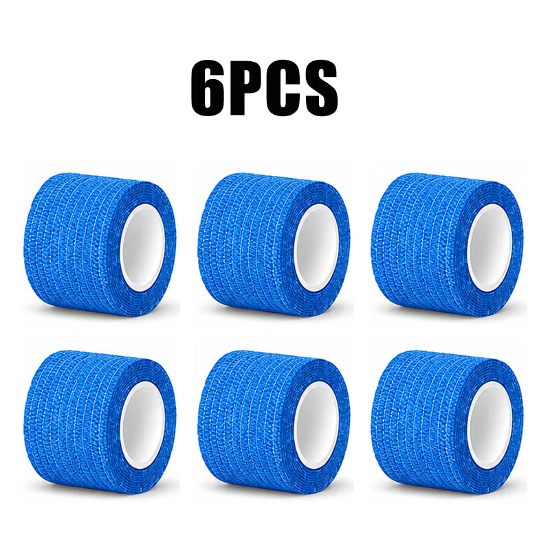 12/6/3pcs Tattoo Grip Cover Wrap Tape Self-Adhesive Breathable Elastic Bandage Waterproof Athletic Bandage Wraps Accessories