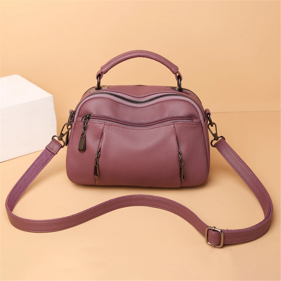 Luxury Women Handbags Designer Brand Leather Shoulder Bag Female Fashion Crossbody Bags for Women Clutch Purse Sac A Main